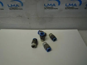LOT of 5 X pcs FESTO QS PUSH IN FITTING CONNECTOR 1/4" NPT - Picture 1 of 3