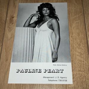 Pauline Peart - Very rare original 1977 acting agency Z-page.