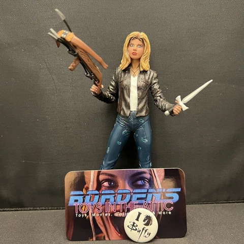 1999 Moore Action Buffy The Vampire Slayer Action Figure With FREE Pin (READ) Cover