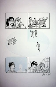 JEFF WEIGEL Signed SMASH! Hadron Collider Hand Inked Interior Page #JW - Picture 1 of 2