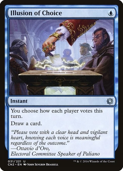 Illusion of Choice 1x MTG Conspiracy: Take the Crown CN2 SP/NM Foto 1 de 1