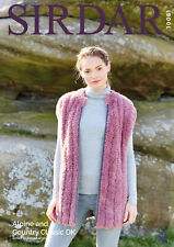 Sirdar 10061 Knitting Pattern Gilet in Sirdar Alpine and Country Classic DK