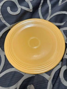 Vintage Fiestaware Yello 13” Chop Plate Fiesta Homer Laughlin USA HLC 1930’s @@@ - Picture 1 of 2
