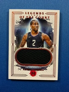 2024 Topps Motif Kawhi Leonard Legends of the Court GAME-WORN Patch Orange /25 - Picture 1 of 2