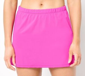 Kim Gravel x Swimsuits For All Side Slit Swim Skirt Women's Sz 10 Pink