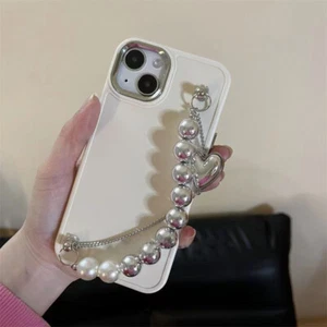 Ins Style Beaded Phone Lanyard Double Chain Mobile Phone Strap Keychain Pend _xa - Zdjęcie 1 z 9