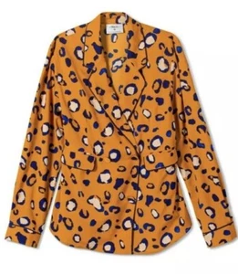 Neu ohne Etikett 3.1 Phillip Lim for Target Damen Leopardenmuster Langarm Blazer Größe XS - Bild 1 von 3