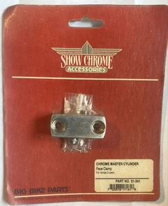 Show Chrome Chrome Master Cylinder Clamp - Honda VT750 C/CD/DC/C2 Shadow 51-341 - Picture 1 of 2
