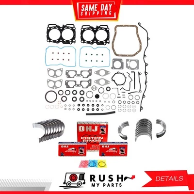 99-06 发动机全垫圈套装轴承环适用于萨博 9-2X 2.5L SOHC DNJ RRK715A — 第 1/4 张图片