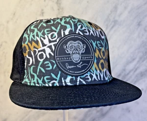 Monkey Sport Cap Skater Hat by Pepper Foster - Graffiti SnapBack New - Picture 1 of 13