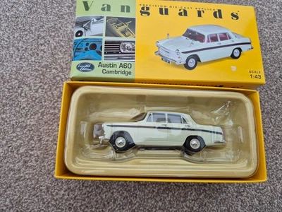 1/43 CORGI VANGUARDS AUSTIN A60 CAMBRIDGE SNOWBERRY WHITE DIECAST CAR VA04404 - Image 1 of 4
