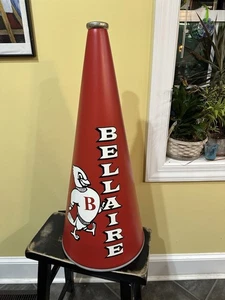 Großes Vintage Bellaire TX Cardinals Schule Sport Jubel 28" Megaphon - Bild 1 von 7