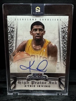 2013-14 Panini Crusade HP Ink- Kyrie Irving #18 Auto First On print /10 - Image 1 of 2