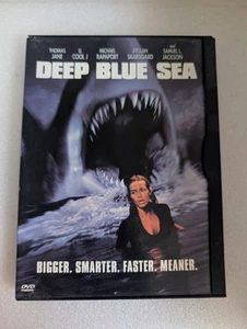 Deep Blue Sea (DVD, 1999) Thomas Jane, LL Cool J, Michael Rapaport ~ Very Good - Picture 1 of 5