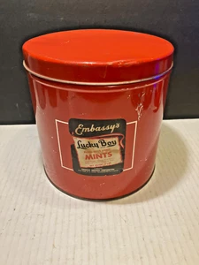 VINTAGE EMBASSY`S "LUCKY BOY" MINTS TIN - Picture 1 of 7