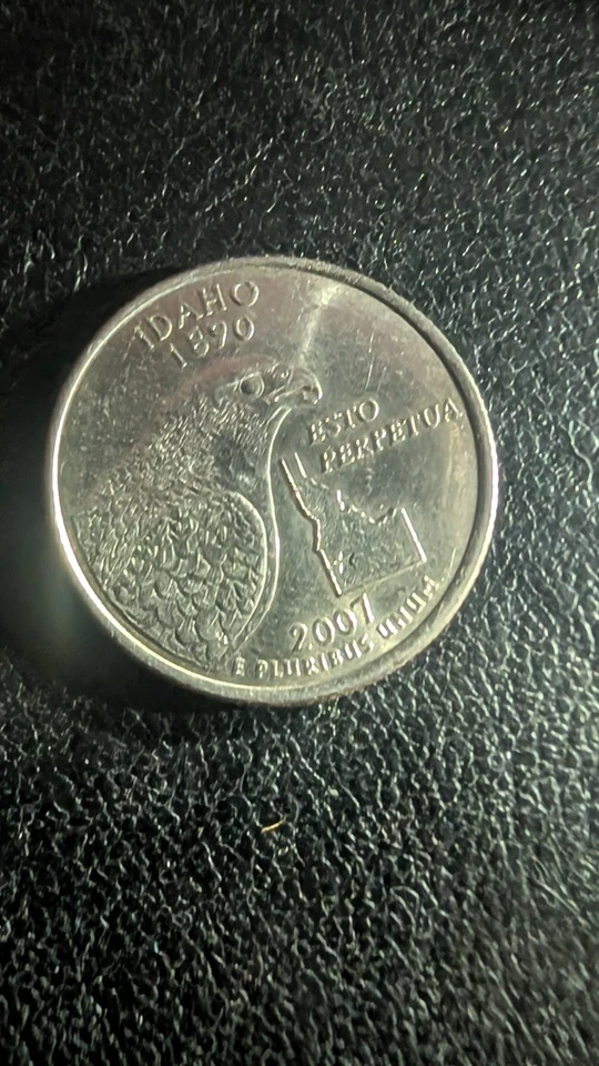 Moneda de cuarto Idaho P 1890 Foto 1 de 2