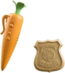 Zootopia Judys Karottenblockflöte und Abzeichen am besten für kreatives Gameplay für Kinder. - Bild 1 von 3