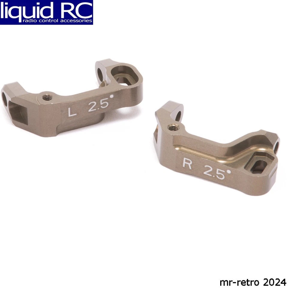 Schumacher Racing Products Ltd U8575 Alum 2.5 Deg Yokes (Pr) for 1:10 Cougar Ld3 - Image 1 of 1