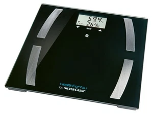 SILVERCREST® Diagnosewaage»SBF 77«, mit App, schwarz - B-Ware sehr gut - Bild 1 von 3