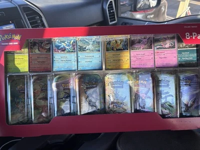 Pokemon Prismatic Evolutions Mini Tin 8 Pack Factory Sealed New Box - Image 1 of 3