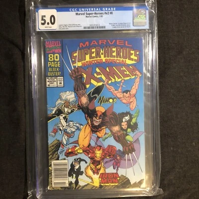 MARVEL SUPER-HEROES V2 #8 CGC 5.0 1ST APPEARANCE SQUIRREL GIRL White pages 1992 - Image 1 of 3