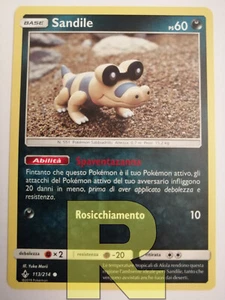 Sandile ® Legami Inoxidables ® 113/214 ® Común ® Pokémon ® Italiano - Picture 1 of 1