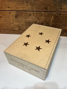 Hundred Acre Empty Wood Wine Box - 2007 Deep Time Cab. 2-750 ml Napa, California - Picture 1 of 13