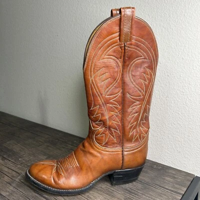 Женские ковбойские сапоги в стиле вестерн TONY LAMA 12 дюймов цвет коньяк коричневый 6A 3702 - Изображение 1 из 4