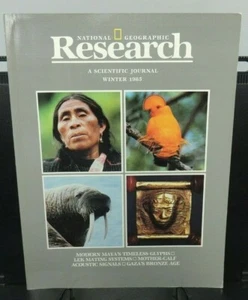 National Geographic RESEARCH JOURNAL ~ 1st issue! WINTER 1985 - Picture 1 of 6