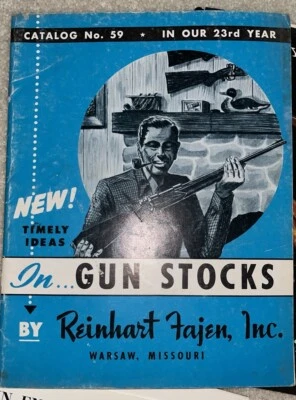 Reinhart Fajen Gunstock Catalog No. 59 Vintage Hunting 1959 - Image 1 of 4