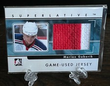 MARIAN GABORIK 2009-10 ITG SUPERLATIVE GAME USED JERSEYS SILVER /30 #GUJ-45