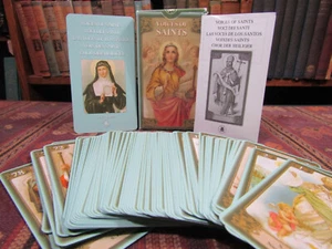 2004 Donelli VOICES OF SAINTS Lo Scarabeo Meditation Rare Card Deck & Booklet - Picture 1 of 8