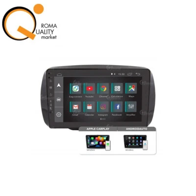 Autoradio Jfsound JF-039S2-X7C fit SMART ForTwo da 2015 PRO Android Apple WiFi - Immagine 1 di 4