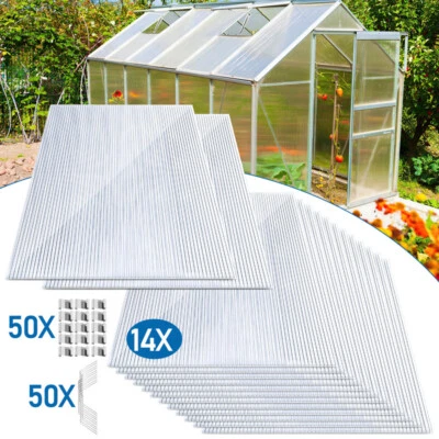 MARKENLOS 14x Doppelstegplatte Longlife esthetic Hohlkammerplatte Polycarbonat PC 4mm