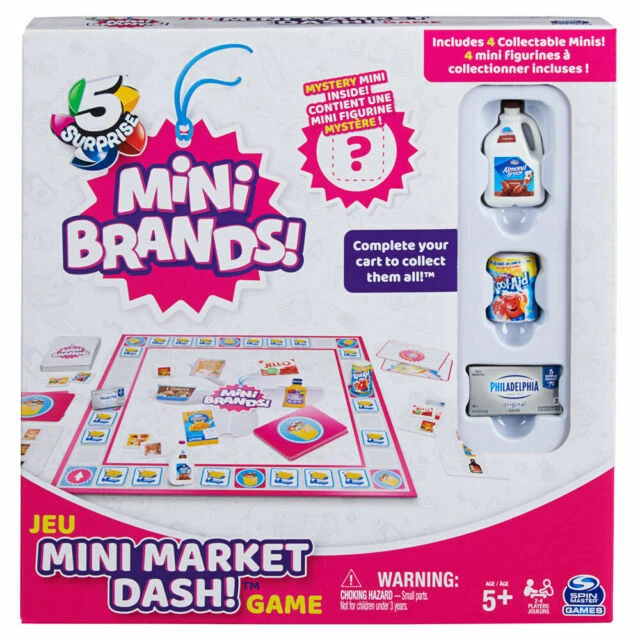 Spin Master Games Brands Mini Market Dash Food Game