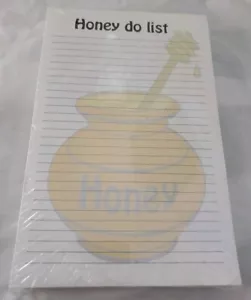 4-Pack To Do List Notepads, Reminders 8.5 x 5.5" Wrapped In Package, Honey Do - Picture 1 of 5