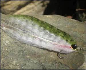 Gilchrist Fliegen. 3 x POLAR FIBRE MINNOW ( Huchenstreamer )  Gr.4 - Bild 1 von 1