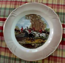 Royal Worcester Palissy Petite Collection  Miniature Fox Hunt Plate