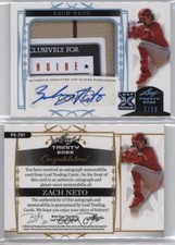 2022 Leaf Trinity Platinum Spectrum Foil /25 Zach Neto #PA-ZN1 Patch Auto