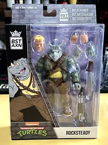 Rocksteady - BST AXN - TMNT - Action Figure 2021 NIB - Picture 1 of 9