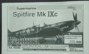 Ventura Supermarine Spitfire Mk18 Complete Open Box Model Airplane Kit 1/72 - Bild 1 von 2