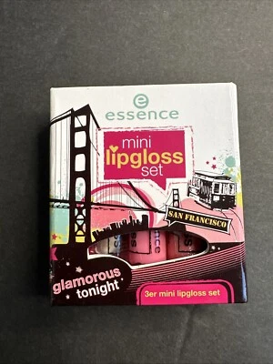 Essence Mini Lipgloss Gift Set Glamorous Tonight 3 Pieces Colors NEW - Image 1 of 4