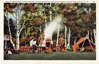 Old Vintage Postcard Of Dolly Copp Public Camp Ground White Mountains Nh