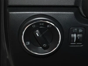 Fits VW New Beetle 1998-2010 Polierter Aluminium-Lichtschalterring 1 Stück - Picture 1 of 7