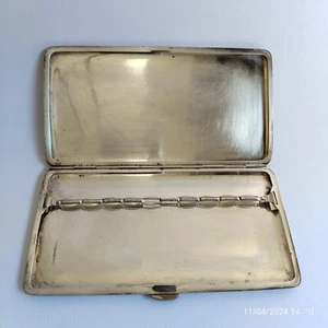Antique Cigar Box 950 Sterling JAPAN Cigarettes Box Design 171 Gr Signed - Picture 1 of 20