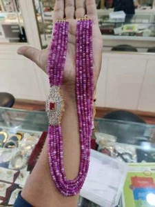 Indian Bollywood Long Mala Necklace Bridal Gold Plated Wedding Jewelry Set New - Picture 1 of 2