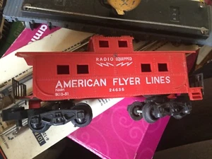 American Flyer Caboose Red Vintage Radio Equipped Logo Vintage - Picture 1 of 3