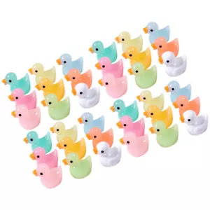 60 Pcs Resin Decorations Moss Decor Garden Statue Miniature Ducks Decor - Picture 1 of 12