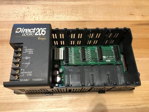 Módulo de chasis Automation Direct D2-04B-1 Direct Logic 205 Koyo 4 ranuras USADO - Imagen 1 de 1