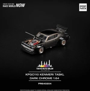 Pop Race 1:64 Nissan Skyline KPGC110 (KENMERI) TOKYO AUTO SALON EXCLUSIVE - Picture 1 of 3
